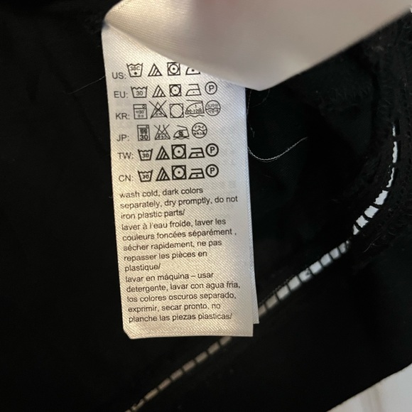 Calvin Klein Black V Neck Blouse - Picture 2 of 3